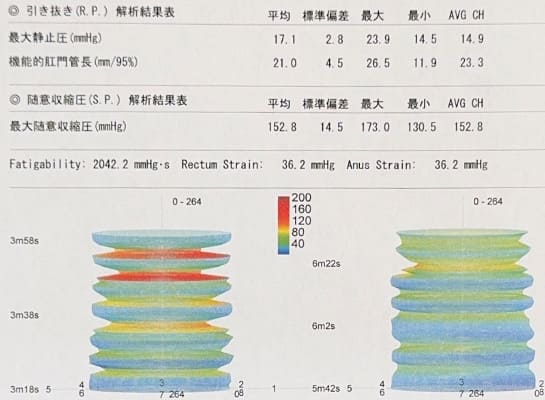 63歳女性解析結果表